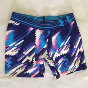 Girls Under Armour Spandex Shorts